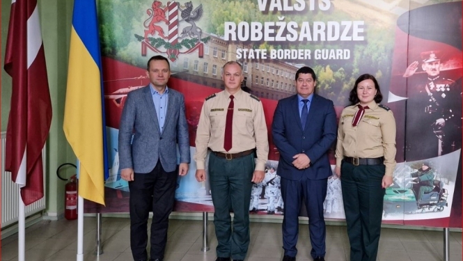 FOTO: VRS apmeklē Frontex aģentūras Operacionālās pārvaldības departamenta Kontingenta pārvaldības nodaļas koordinācijas virsnieks