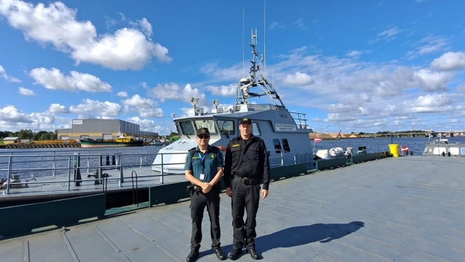 FOTO: Robežsargi piedalās operācijā