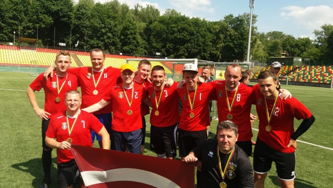 FOTO: VRS Daugavpils pārvaldes komanda futbolā 