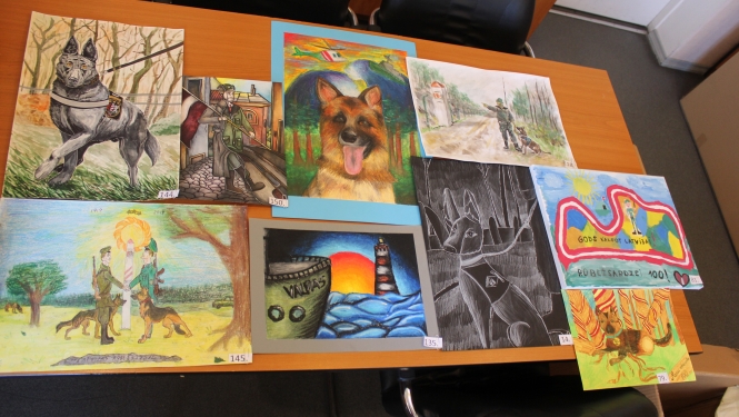 FOTO: Zīmējumu konkursa uzvarētāju darbi