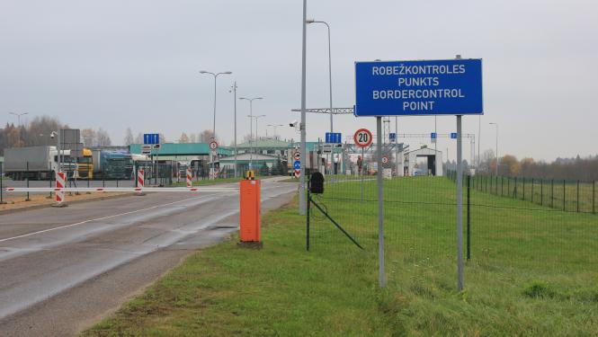 FOTO; Robežkontroles punkts