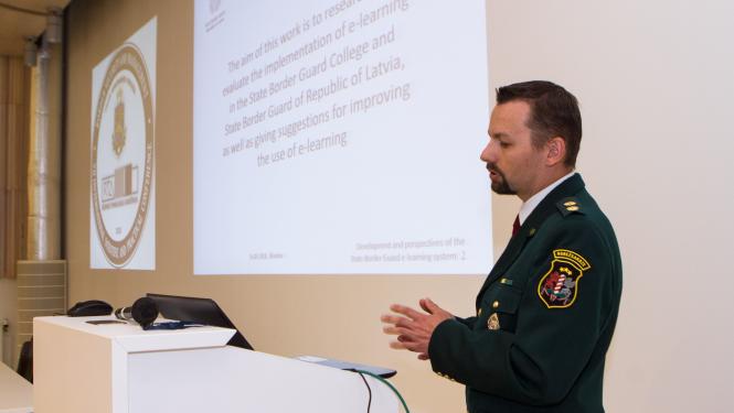 FOTO: Robežsargs piedalās konferencē "Robežu drošība un pārvaldība"