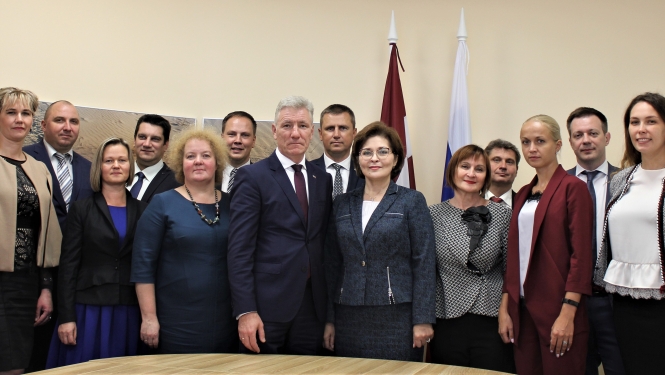 Foto: Apvienotā Latvijas - Krievijas darba grupa cīņā pret nelegālo migrāciju