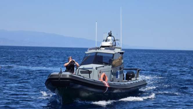 FOTO: Robežsargi jūrā