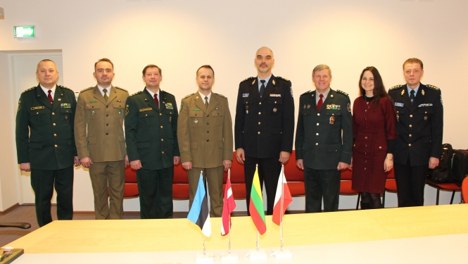FOTO: Baltijas valstu un Polijas Robežsardzes mācību iestāžu vadītāju tikšanās 