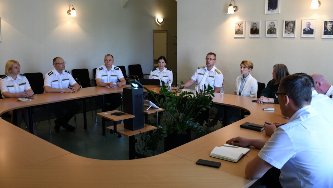 FOTO: Iekšlietu ministe Valsts robežsardzē