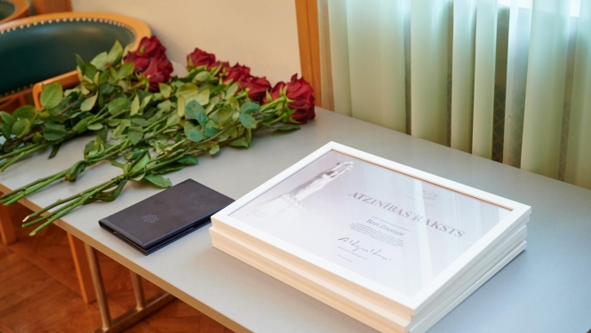 FOTO: MK Atzinības raksts