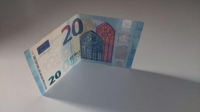 FOTO: 20 eiro banknote