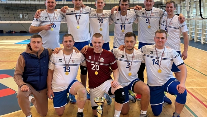 Noskaidrota labākā Iekšlietu ministrijas volejbola izlase