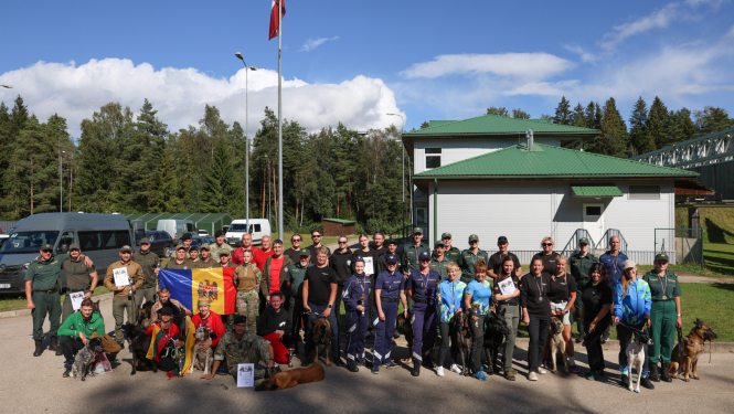 FOTO: Biatlona dalībnieki