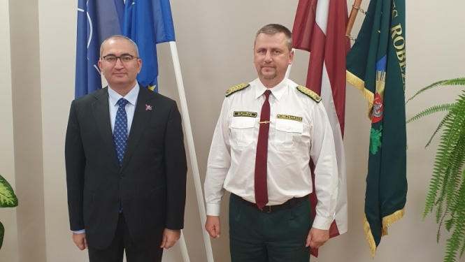 Valsts robežsardzes priekšnieks tikās ar Azerbaidžānas Republikas vēstnieku Latvijas Republikā