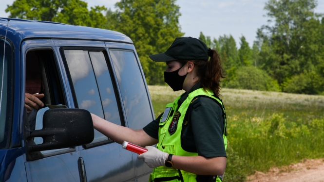 FOTO: Robežsargs dienestā