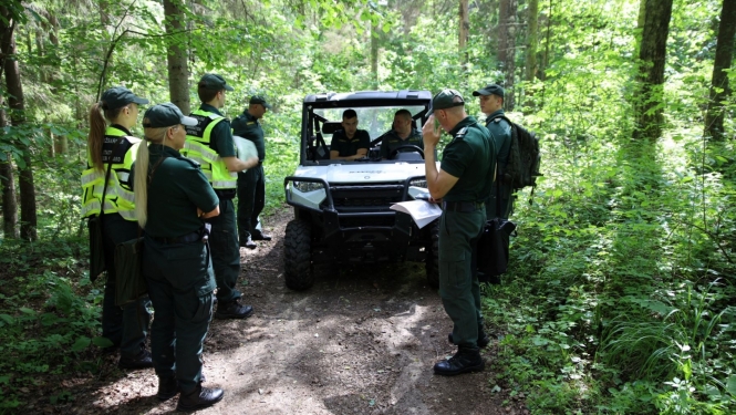 FOTO: Robežsargi piedalās mācībās