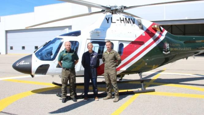 VRS Aviācijas pārvaldes piloti iegūst “Agusta 119 MKII” helikoptera tipa kvalifikāciju