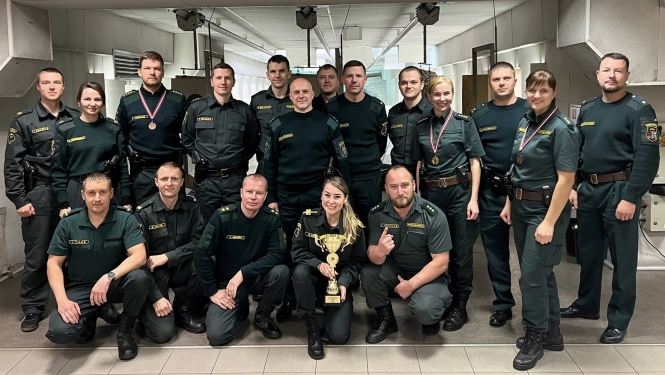 Valsts robežsardzes izlase ieguva vairākas godalgas Iekšlietu ministrijas sacensībās