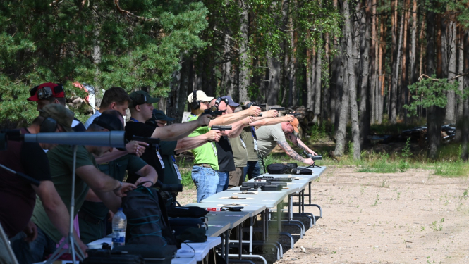 FOTO: Sportisti šauj