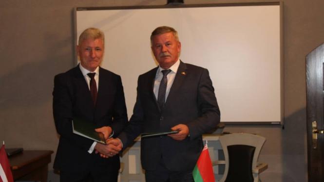 Foto: Valsts robežsardzes priekšnieks devās darba vizītē uz Baltkrieviju