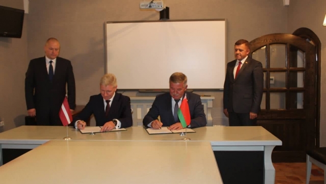 Foto: Valsts robežsardzes priekšnieks devās darba vizītē uz Baltkrieviju