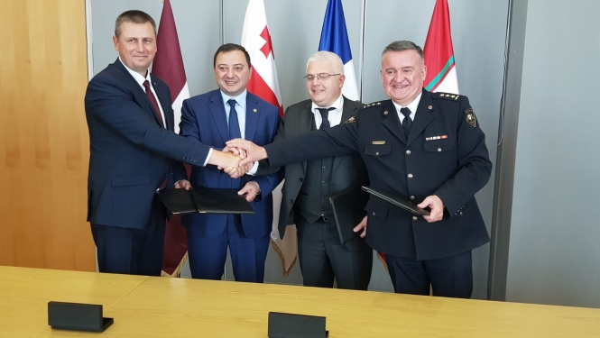 FOTO: VRS priekšnieka vizīte Gruzijā