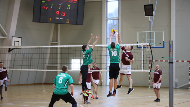 FOTO: Volejbols