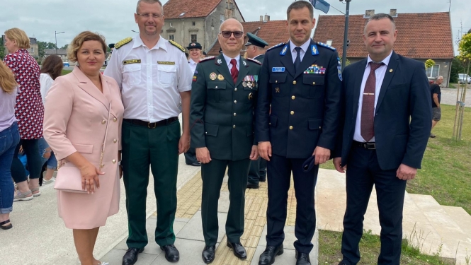 VRS priekšnieks piedalījās Lietuvas robežsargu dienai veltītajos pasākumos