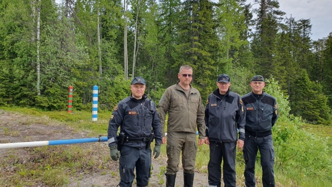Tiekas Latvijas un Somijas robežapsardzības iestāžu vadītāji