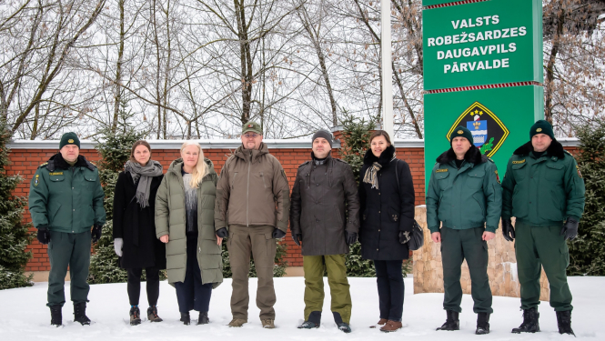 FOTO: Tiesībsarga vizīte uz robežas