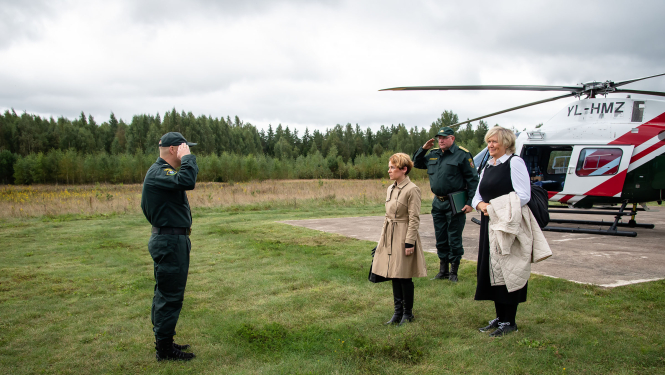 FOTO: Iekšlietu ministres vizīte Daugavpils pārvaldē