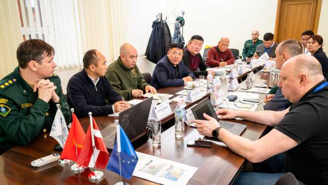 FOTO: Kirgizstānas robežsargu vizīte