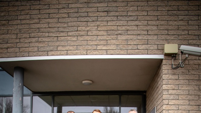 FOTO: Veselības ministrs ar robežsargiem