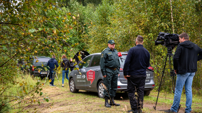 FOTO: Intervija uz robežas