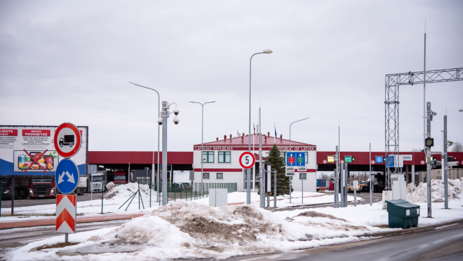 FOTO: Pāternieku robežkontroles punkts