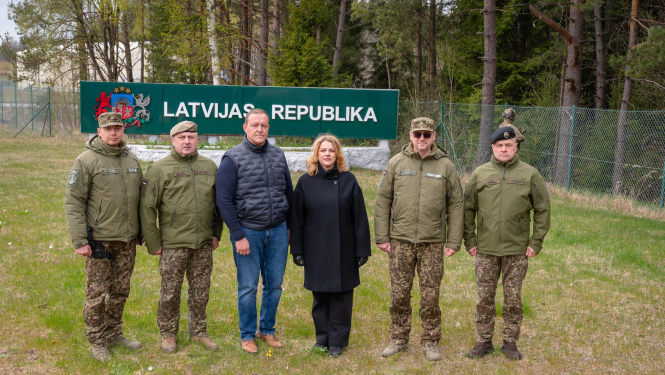 FOTO: Premjerministre uz robežas