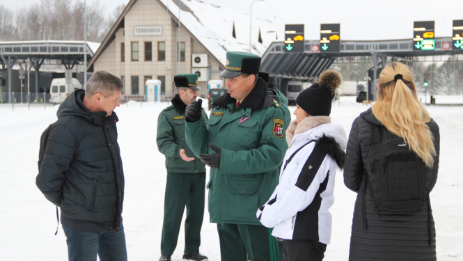 Polijas kolēģi apmeklē austrumu robežu