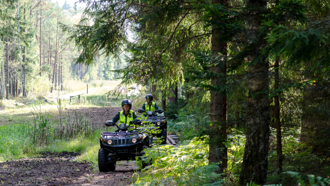 FOTO: Robežsargi darbībā
