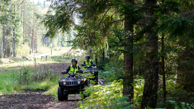 FOTO: Robežsargi pilda dienesta pienākumus