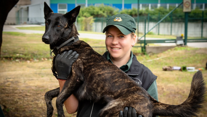 Valsts robežsardzes Daugavpils pārvaldes amatpersonas  piedalās Līvānu pilsētas svētkos