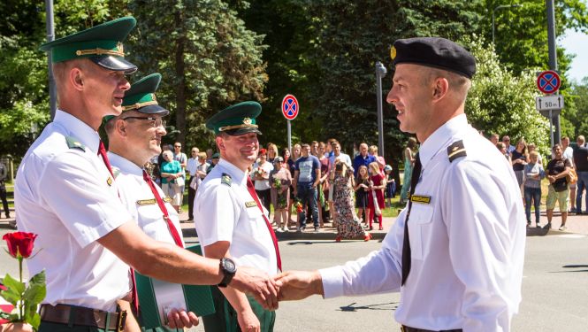 Foto: Valsts robežsardzes koledžas izlaidums