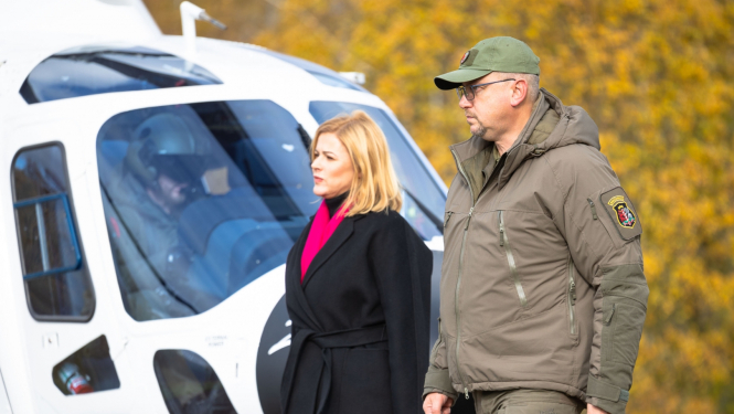 MP apmeklē Latvijas austrumu robežu