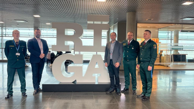 Robežsardzē viesojas Igaunijas kolēģi