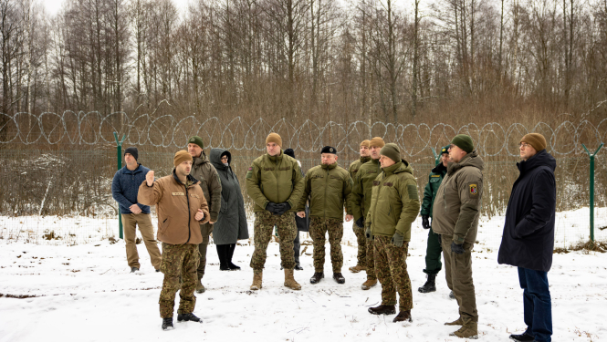 FOTO: Vizīte uz robežas