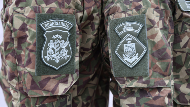 FOTO: Robežsargu uzšuves