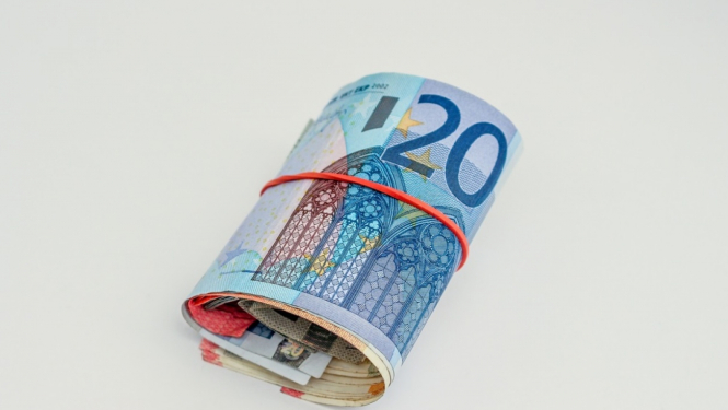 FOTO: 20 eiro banknote