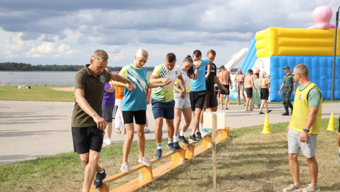 FOTO: Robežsargi sporto