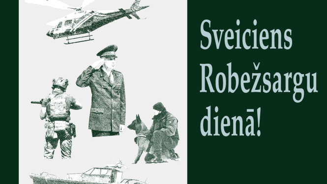 FOTO: Apsveikums Robežsargu dienā