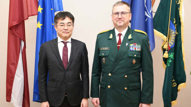 FOTO: VRS priekšnieks un Japānas vēstnieks