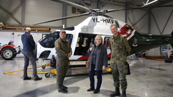 FOTO: Vācijas vēstniece Latvijā apmeklē VRS ASOP