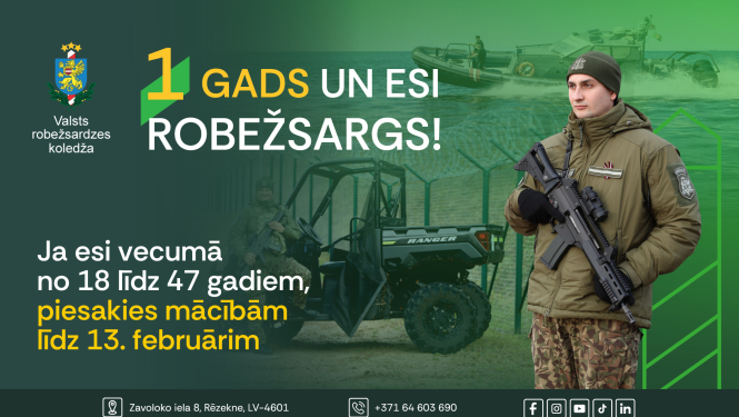 FOTO: Robežsargs