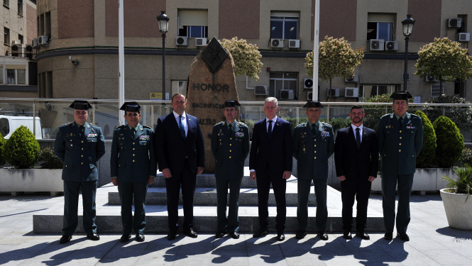 Foto : Valsts robežsardzes priekšnieka un Iekšlietu ministra vizīte Spānijā