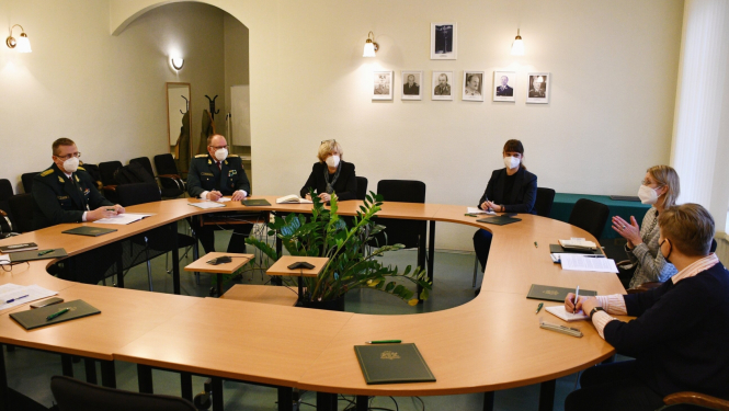 FOTO: VRS priekšnieks tiekas ar ANO pārstāvjiem